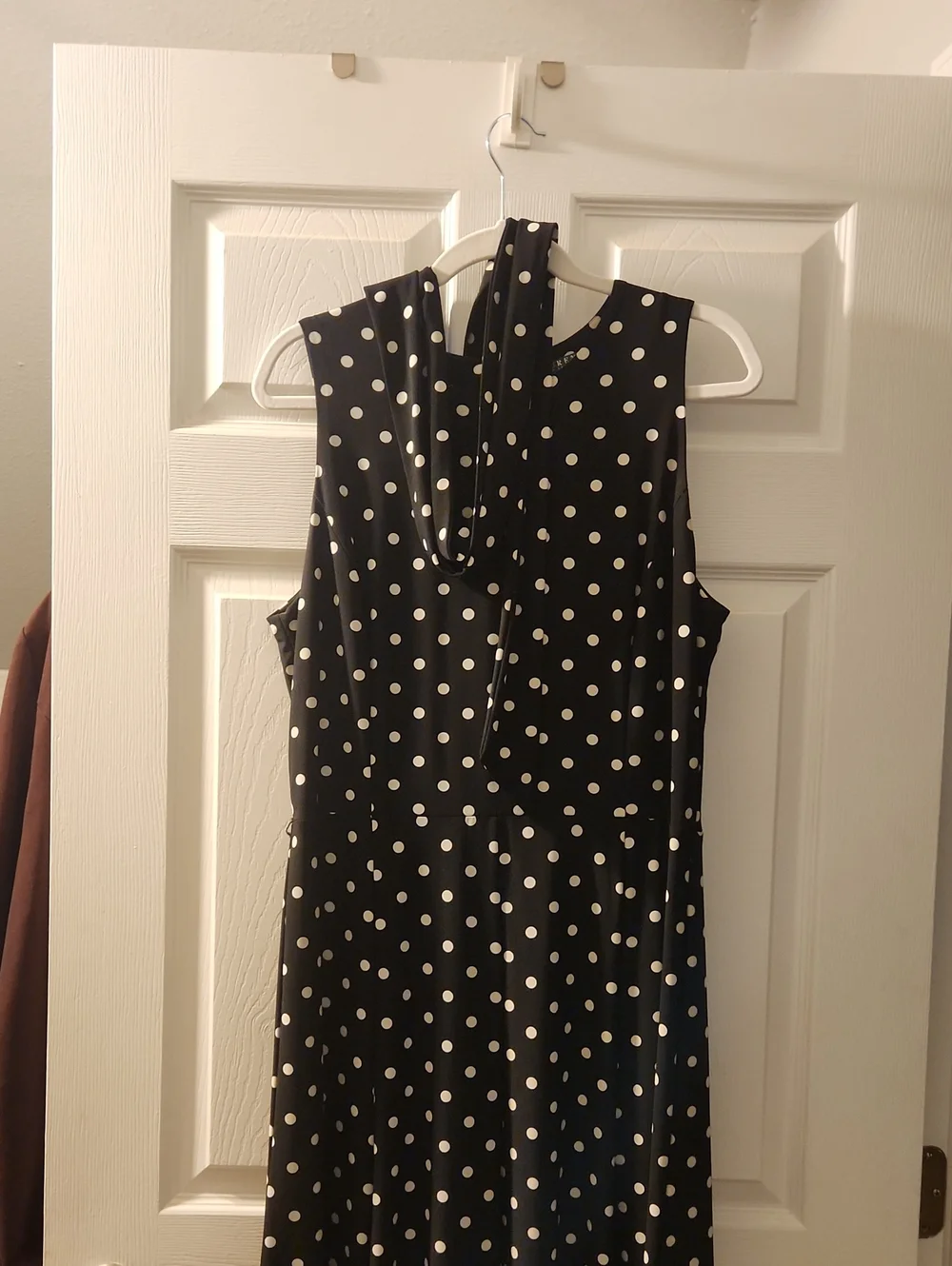 Ralph Lauren Black Dress with White Polka Dots